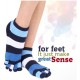 Modré - prstové kotníkové ponožky ToeToe