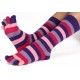 Stripy prstové ponožky ToeToe